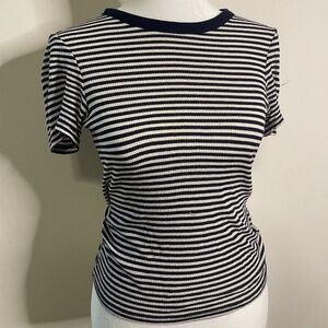 100% Viscose Striped Tee